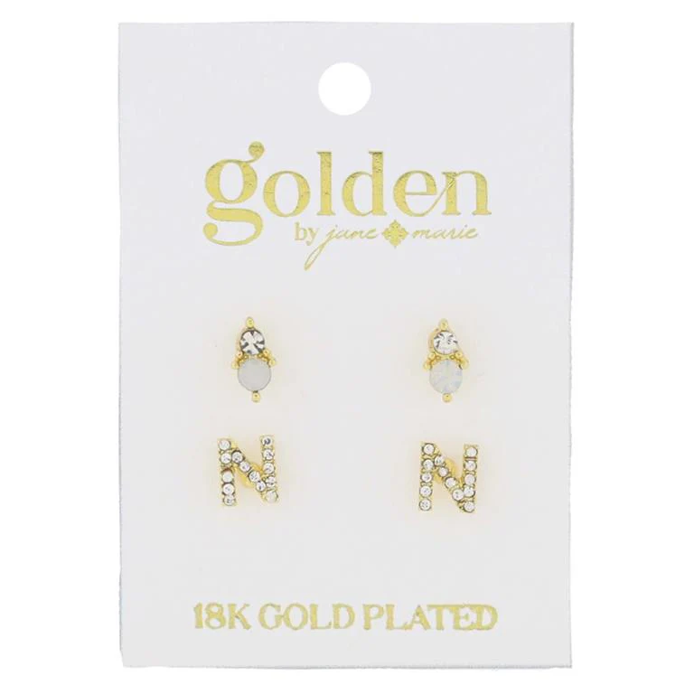Initial Earrings - Image 14