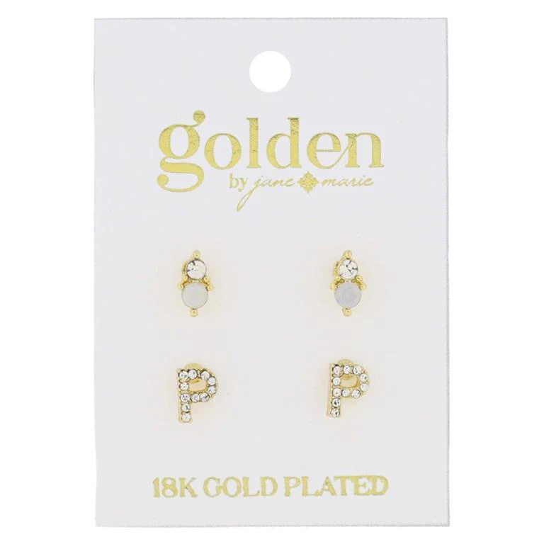 Initial Earrings - Image 16