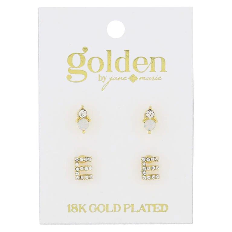 Initial Earrings - Image 6